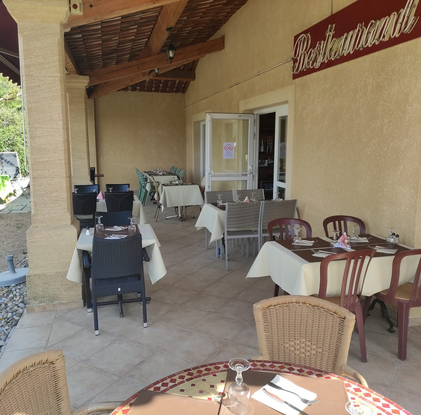 Terrasse du restaurant